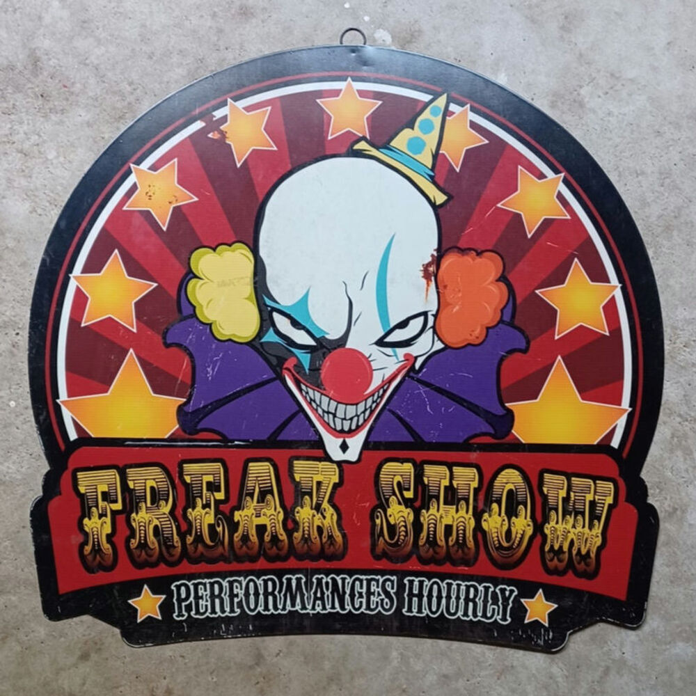 Freak Show sign 20x21  EXCELLENT CONDITION